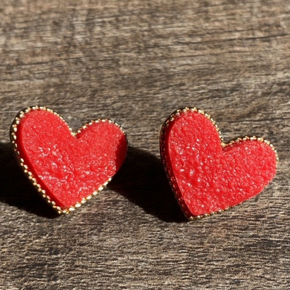 Vintage Heart Earrings